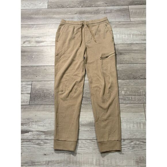All In Motion men’s tan joggers/sweatpants size S - Picture 1 of 11